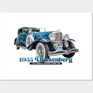 1933 Duesenberg J-427 Murphy Bodied Town Car Posters and Art